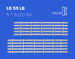بک لایت 55 اینچ ال جی 55LB – 55LH – 55UF